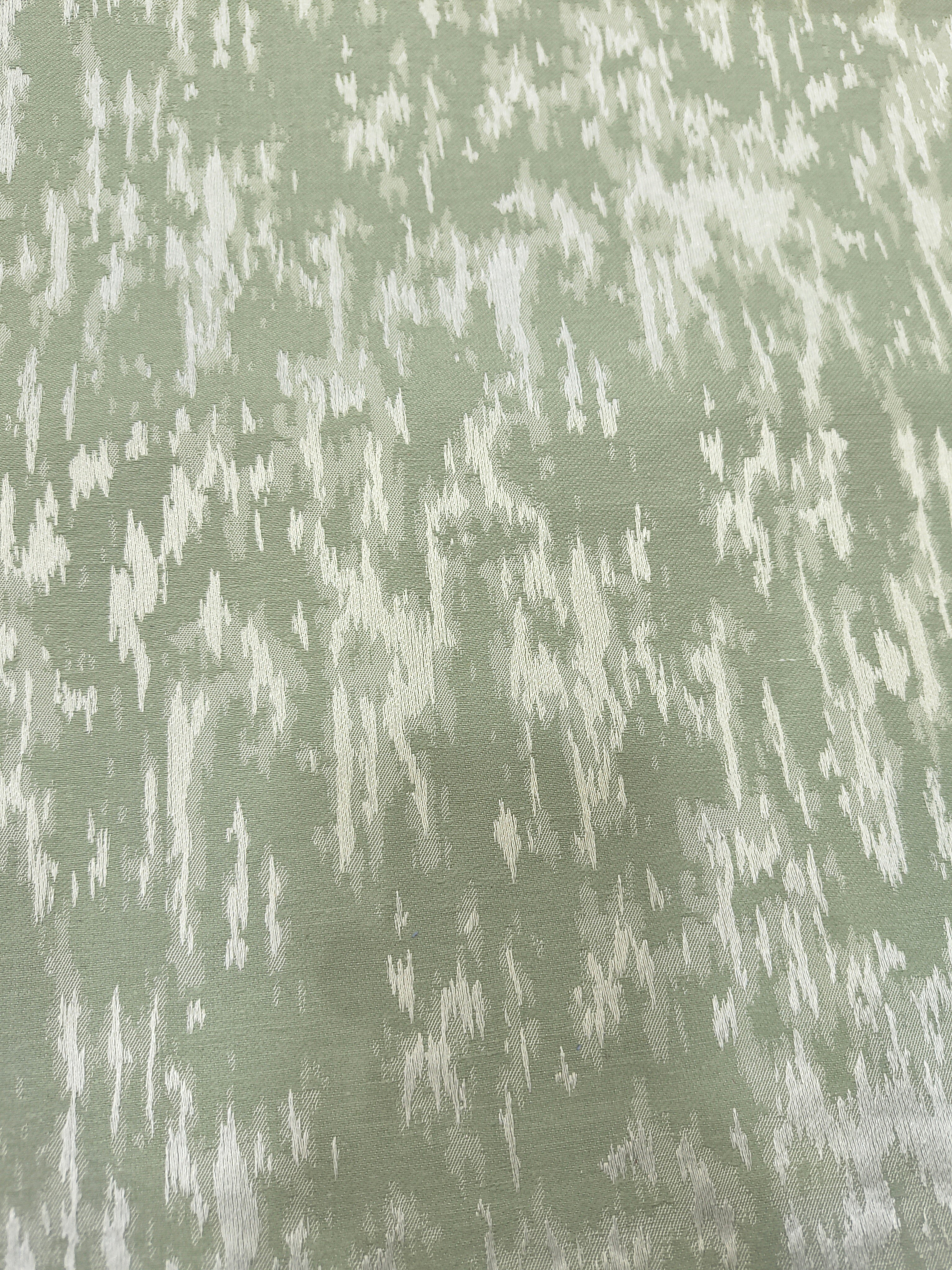 Green Abstract Texture Curtain Fabric | Custom Length | Sold Per Metre