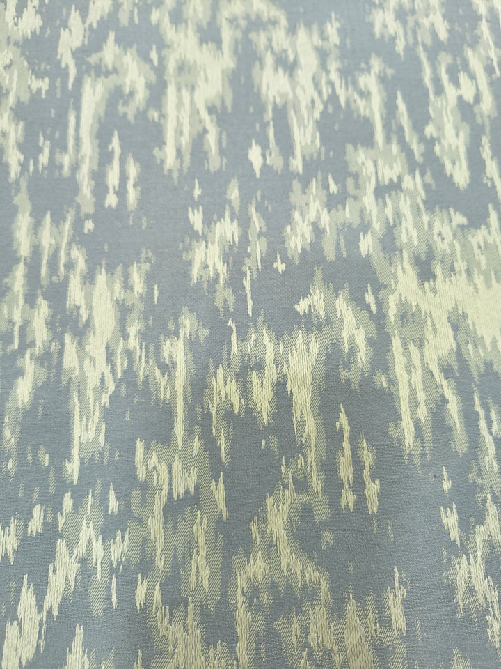 Blue Abstract Texture Curtain Fabric | Custom Length | Sold Per Metre