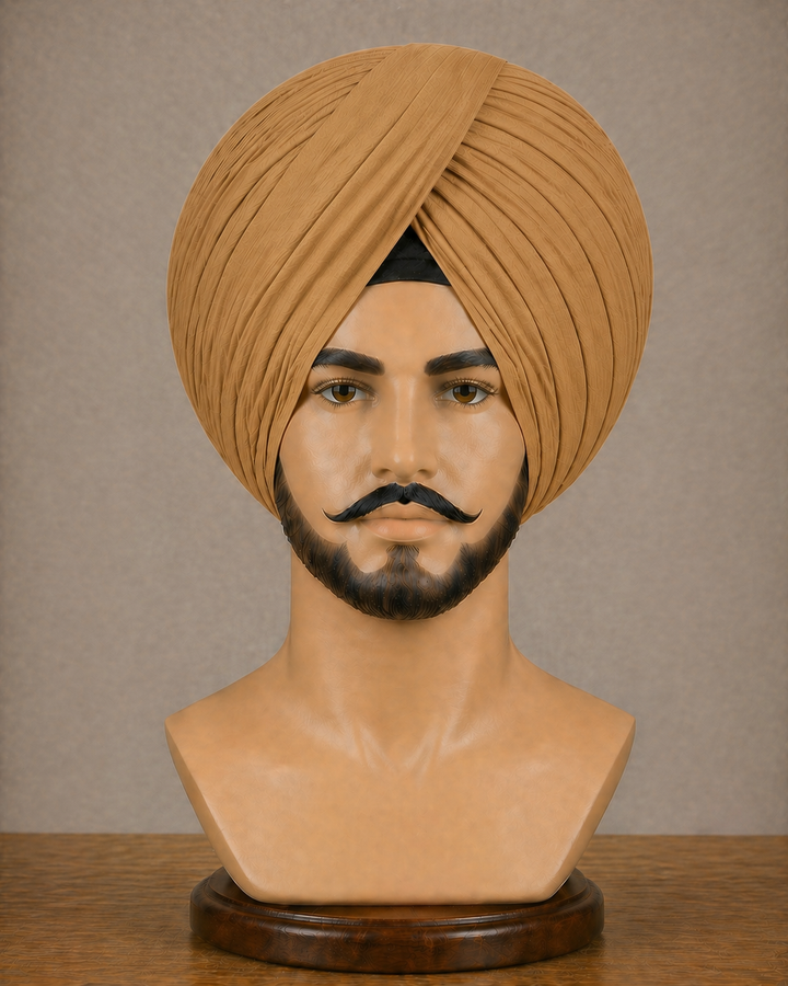 Camel Neela Ghora Turban Fabric – Premium Pagri Cloth
