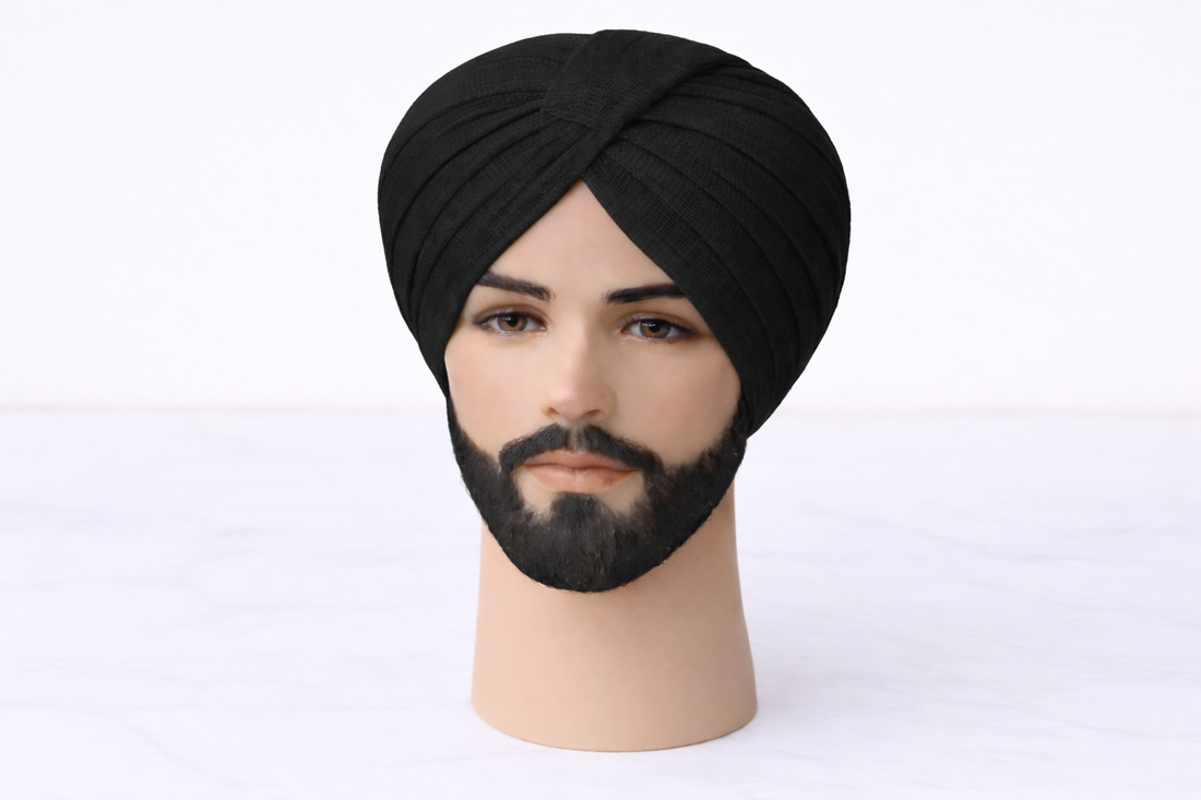 Black Turban Fabric (Pagdi Cloth)