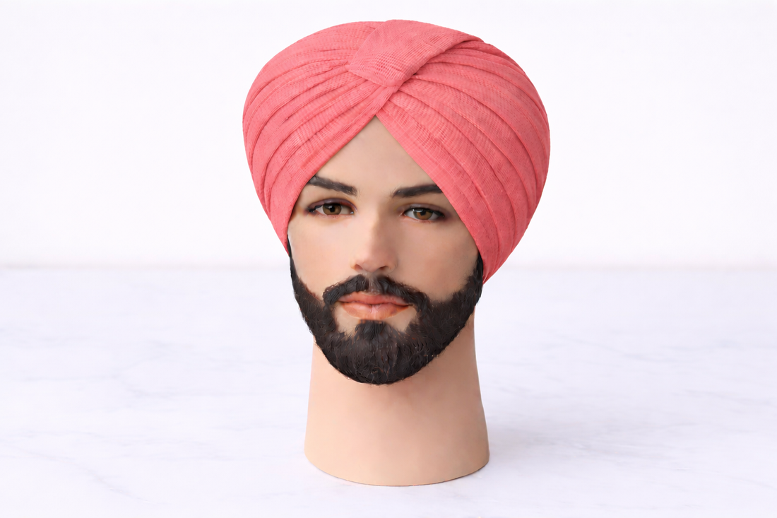 Dark Blush Turban Fabric (Pagdi Cloth)