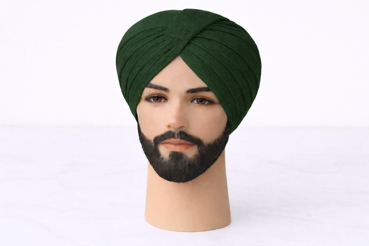 Dark Green Turban Fabric (Pagdi Cloth)