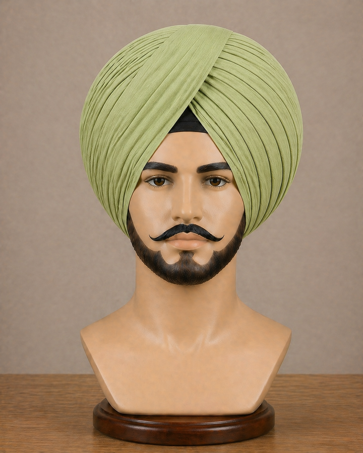 Pista Neela Ghora Turban Fabric – Premium Pagri Cloth