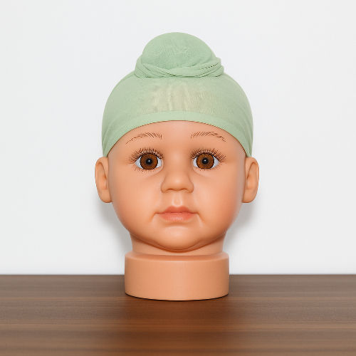 Pista Color Cotton Tani Patka for Kids – Soft Sikh Head Scarf