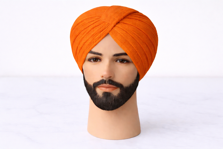 Pumpkin Turban Fabric (Pagdi Cloth)