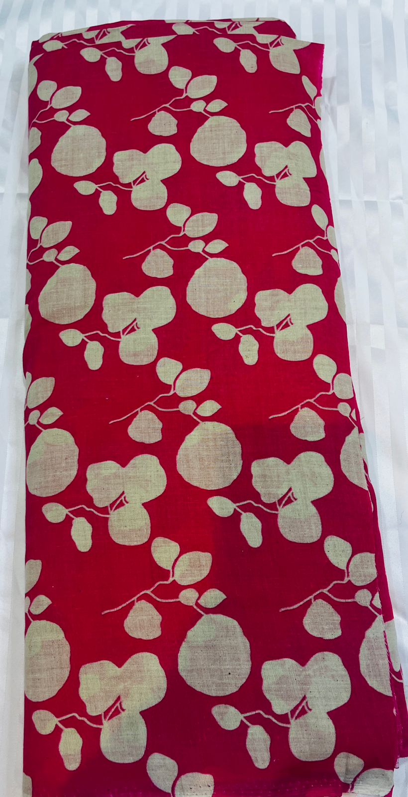 Allover cotton printed suit