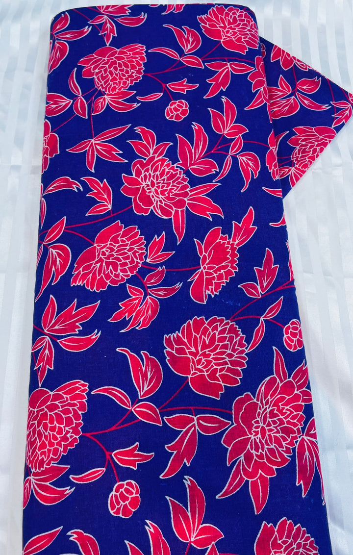 Allover printed cotton suit