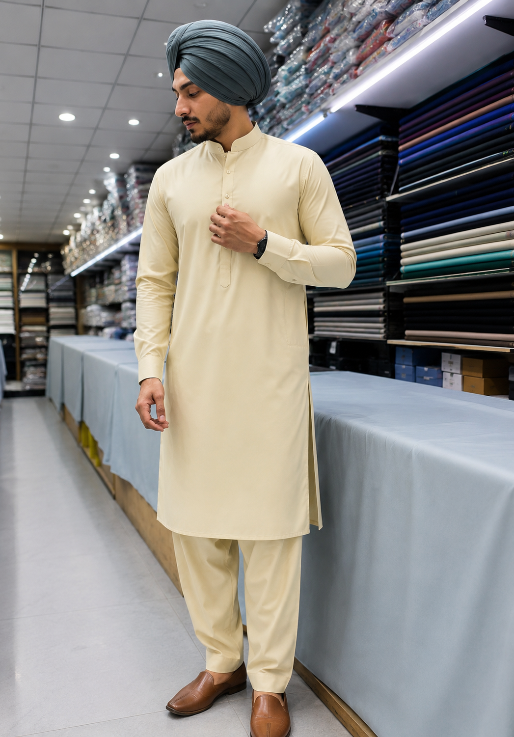 Bamboo fabric Kurta pyjama