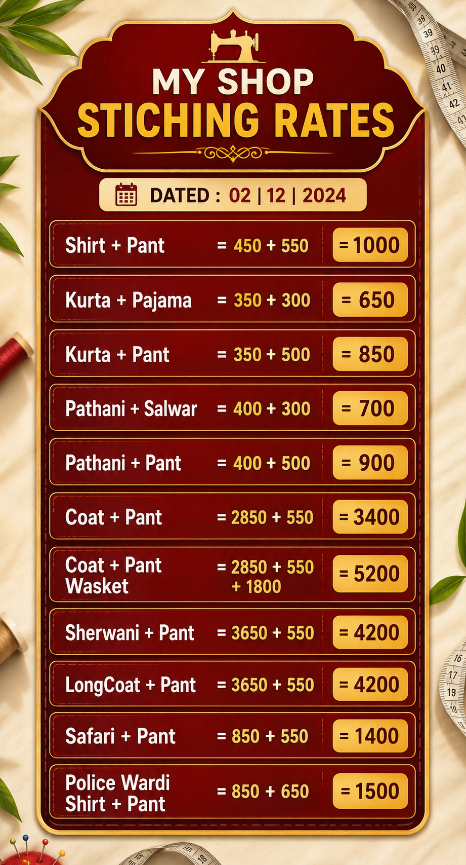Pure Linen Kurta Pyjama – Burgundy | Burgoyne Since 1912 Width 58 inches