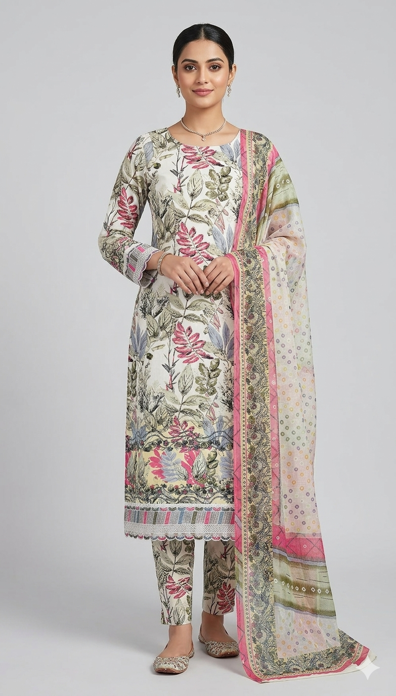 Sierra Botanical Jaam Satin Suit