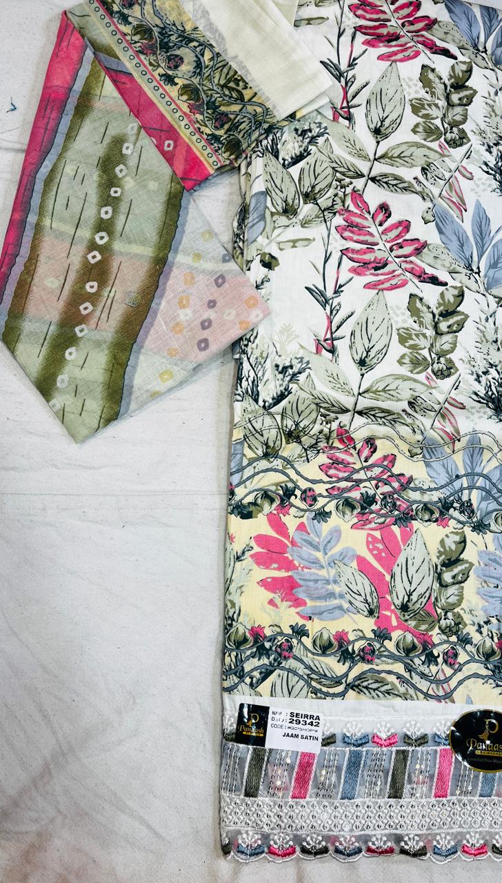 Sierra Botanical Jaam Satin Suit