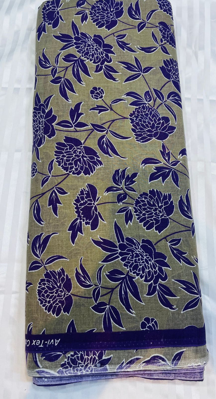 5 mtr allover cotton printed suit