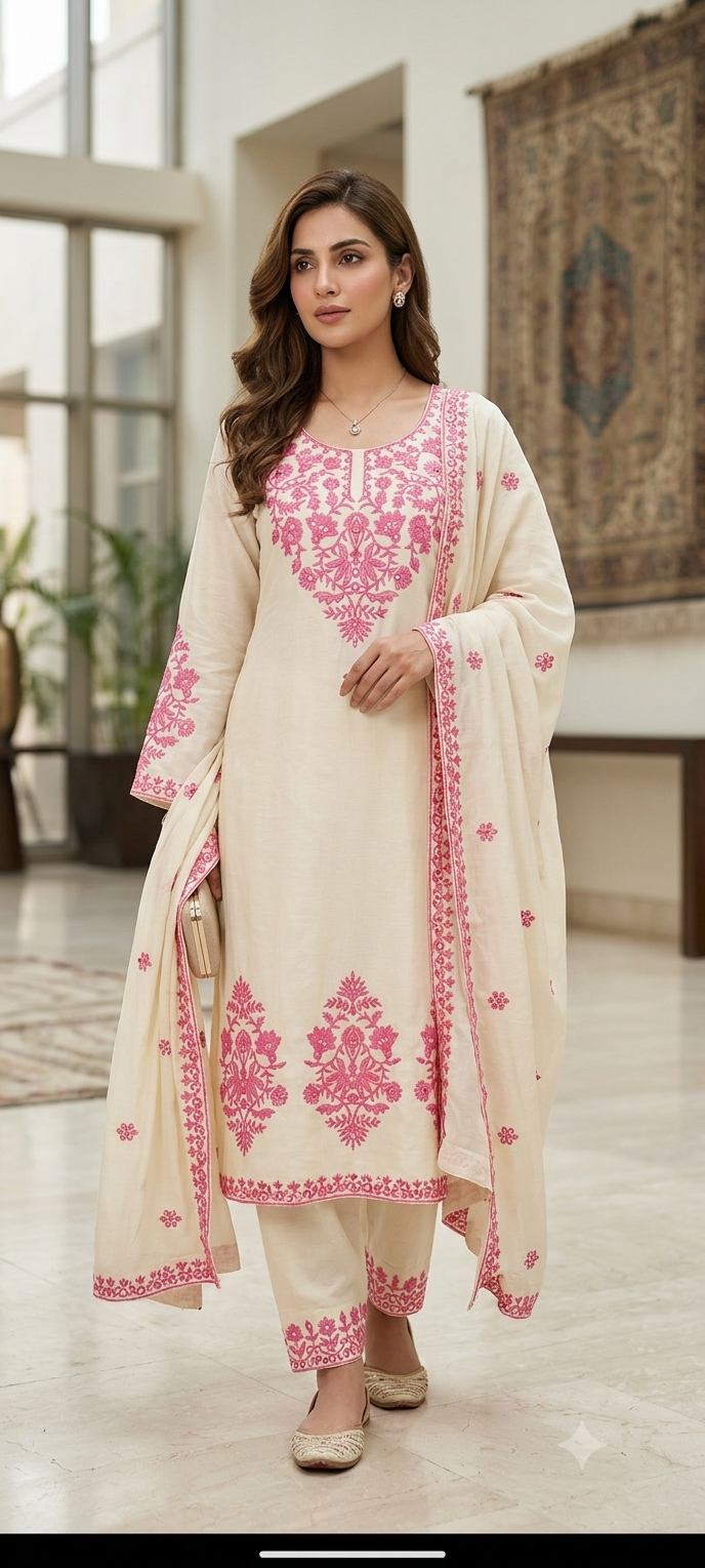 Luxury Amul Butter Cotton suit