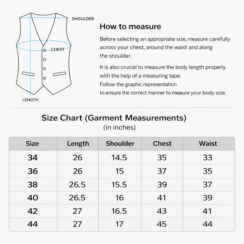 Men's Light Grey Nehru Waistcoat – Classic Ethnic Jacket