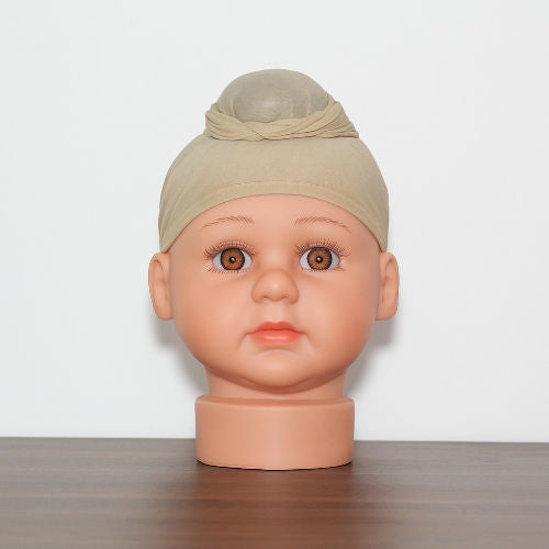 Skin Color Cotton Tani Patka for Kids – Soft Sikh Head Scarf