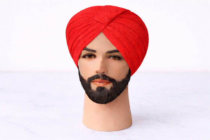 True Red Turban Fabric (Pagdi Cloth)