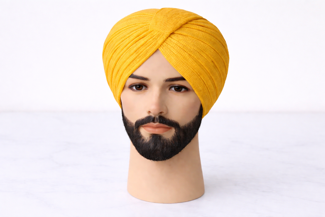 Yellow Turban Fabric (Pagdi Cloth)
